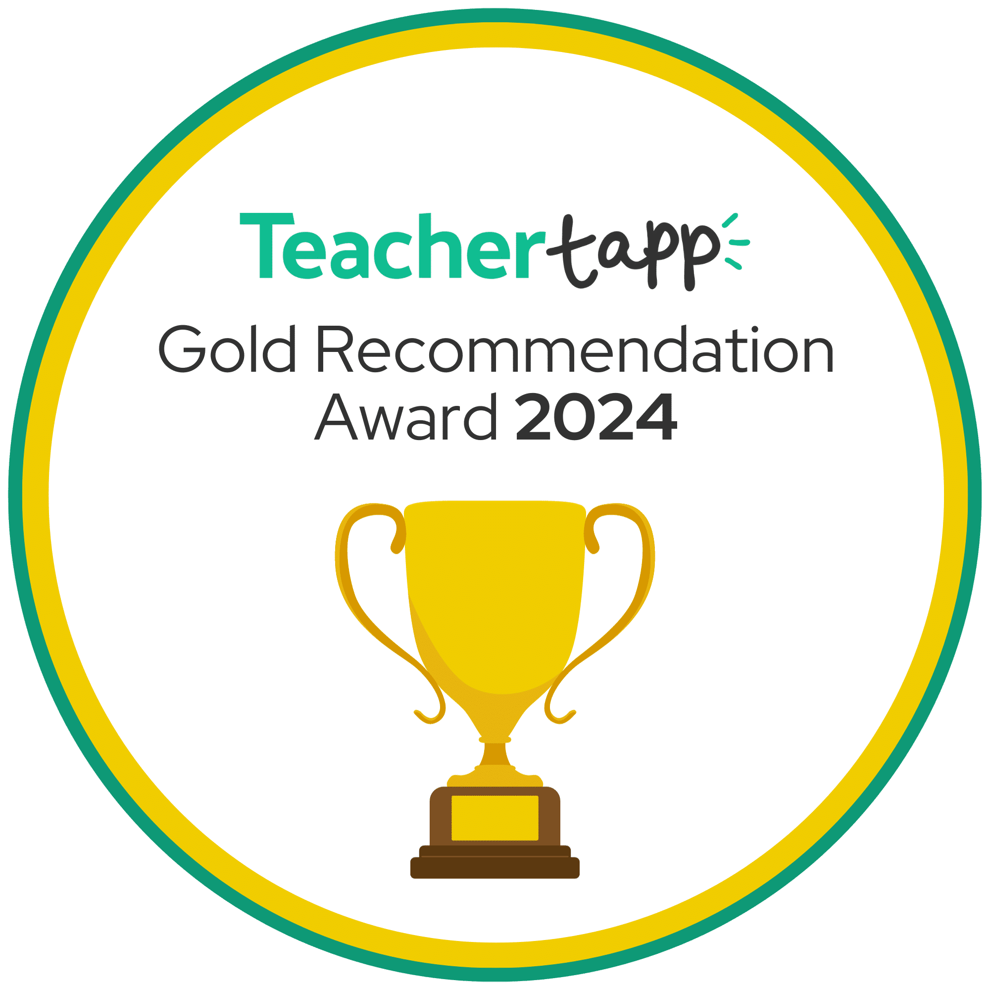 Teacher Tap Gold Award